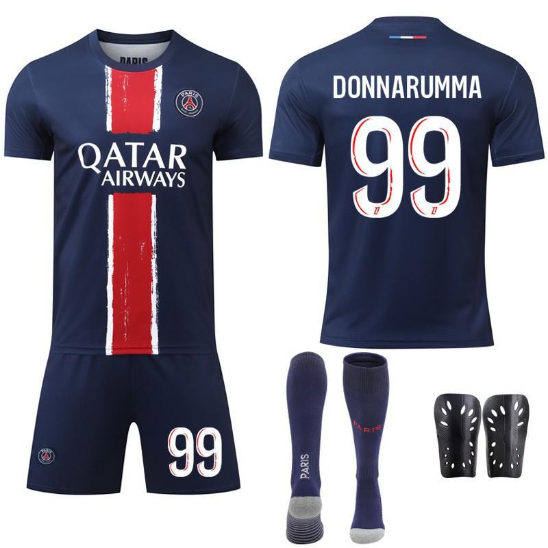 2425 Paříž Domácí dresová sada č.. 7 Mbappe 10 Dembele 30 Fotbalový dres Ligue 1 Sportovní oblečení