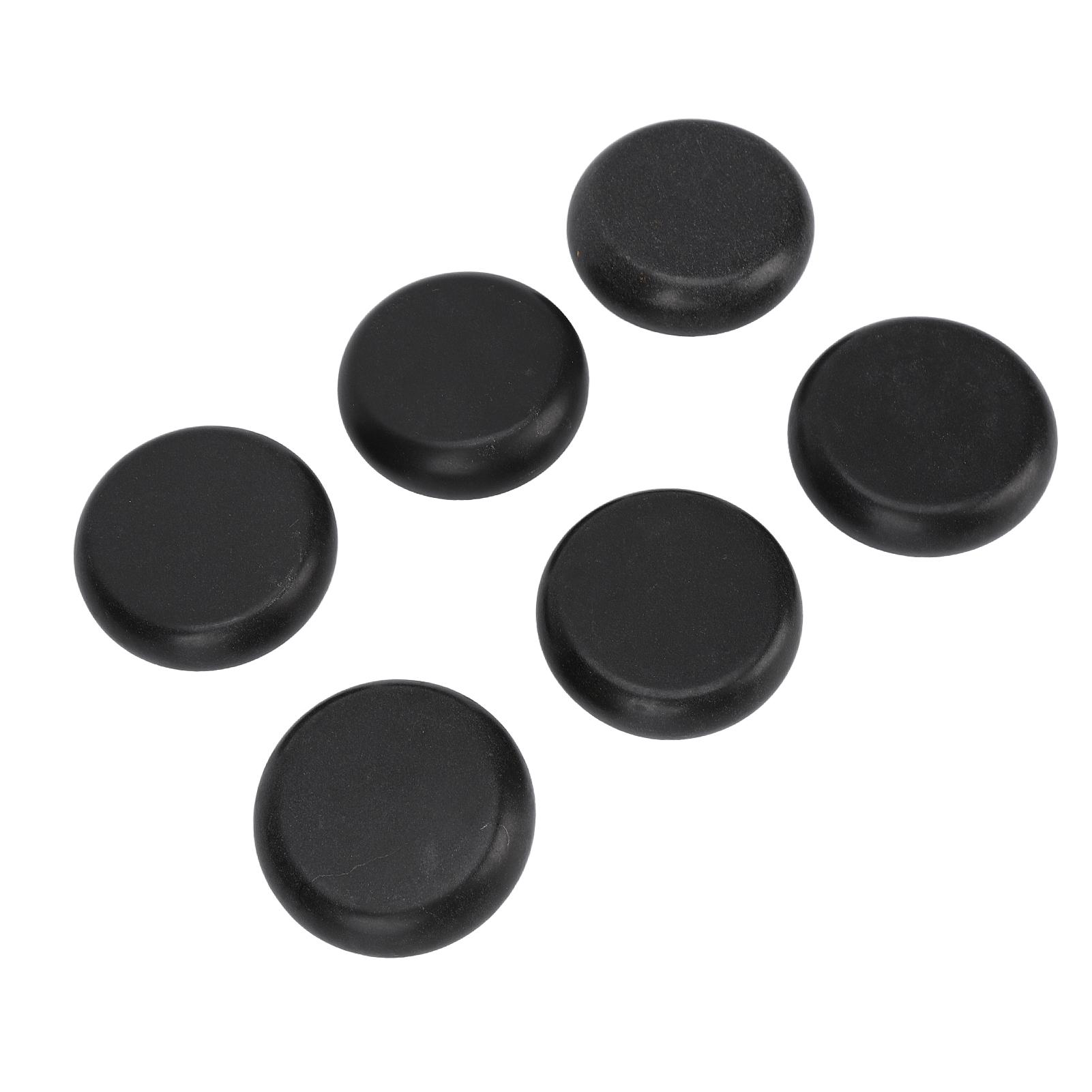 

6 шт. горячих камней для снятия боли и давления, улучшения кровообращения, удаления морщин, массажных камней для