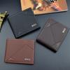 New Men's Wallet Men's Short Multi-Card Position Fashion Casual Wallet Men's Youth Thin Horizontal Soft Wallet