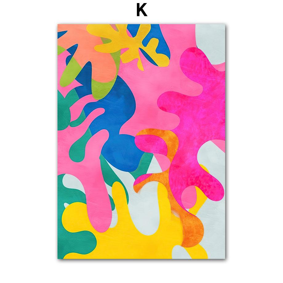 

Цветочная девушка коралловая акварель настенная живопись на холсте современный поп-арт украшения гостиной плакаты и принты настенные панно 30X40 cm No Framed