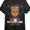 Weiches Baumwoll Boondocks T-Shirt Für Unisex Rundhalsausschnitt Vintage Vielseitig Grafik Stilvolles Oberteil Für Den Alltag Atmungsaktiv