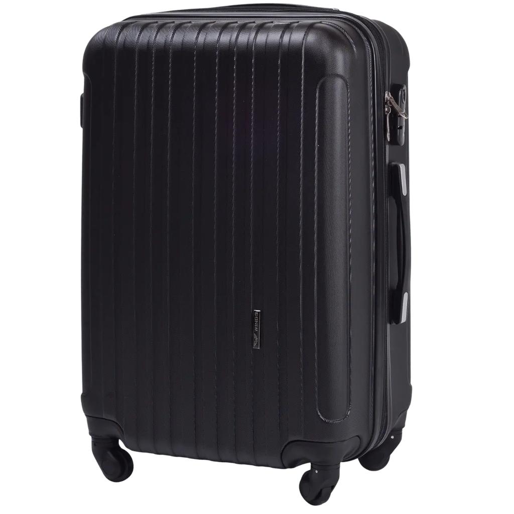 Walizka Podróżna Duża Wings Flamingo 28'' Black
