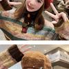 Women's Warm Wool Beret for Large Heads