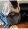 Womens Retro Tote Japanese Canvas Largecapacity Handbag For Lazy Commute Workwear Crossbody Shoulder Bag