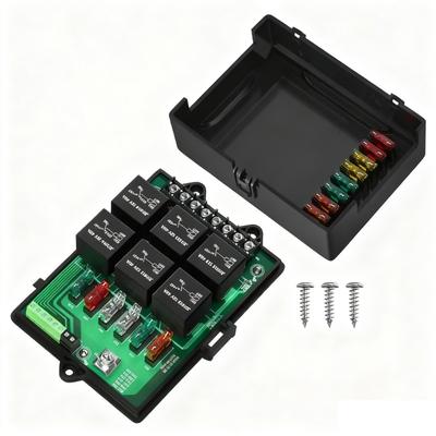 Universal Automotive Fuses Box With PCB Relays System Universal Fuses Relays Box For Multiple Vehicle Models