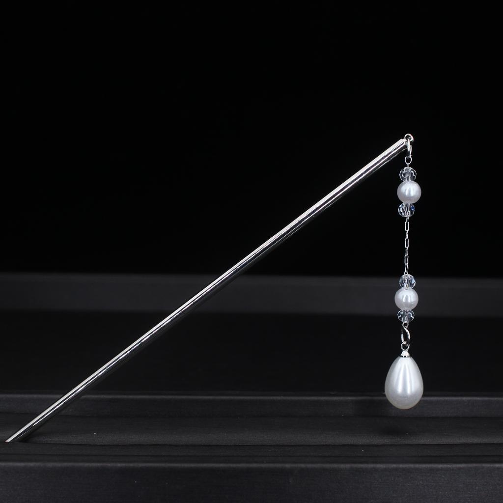 Fashion Metal Chinese Hair Stick For Women Silver Gold Color Butterfly Crystal Hairpin Female Hair Jewelry Accessories Gift