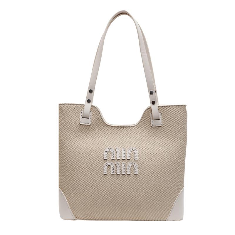 

Fashion casual portable bucket bag women s 2025 new Korean version trend shoulder bag high-end texture fashion tote bag бежевый
