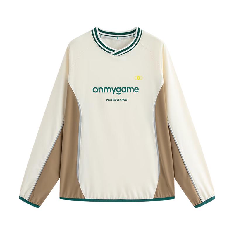 Onmygame Kids Retro Color-Blocked Sports Jersey Long-Sleeve Tee