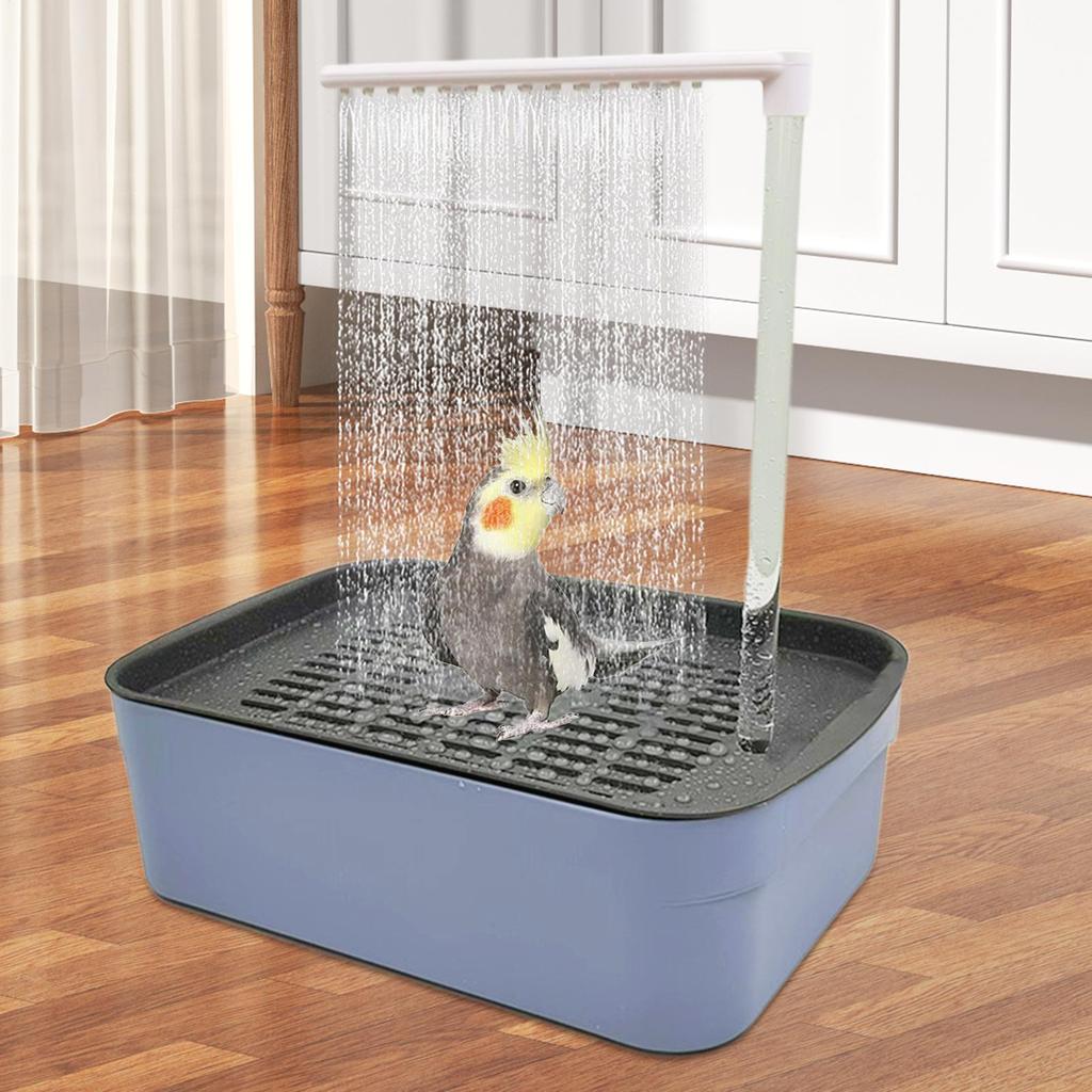 Nuova Vasca da Bagno per Uccelli Pappagalli Vasca Automatica Circolante per Animali Domestici Vasca Elettrica USB per Uccelli Grandi Fontana Doccia Articoli per Animali Domestici