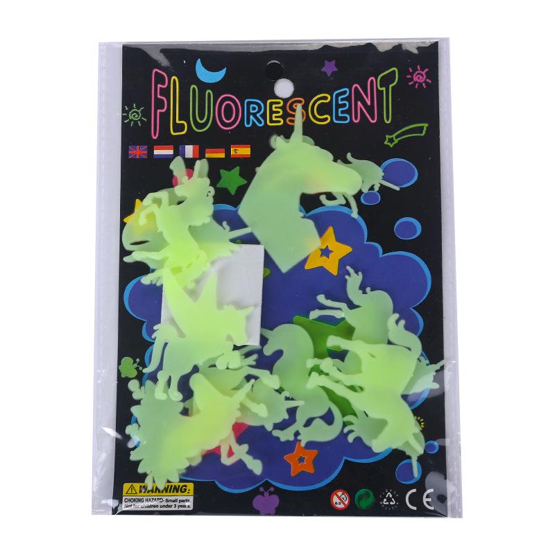 

3D Флуоресцентные светящиеся наклейки динозавров и сердечек для детских комнат