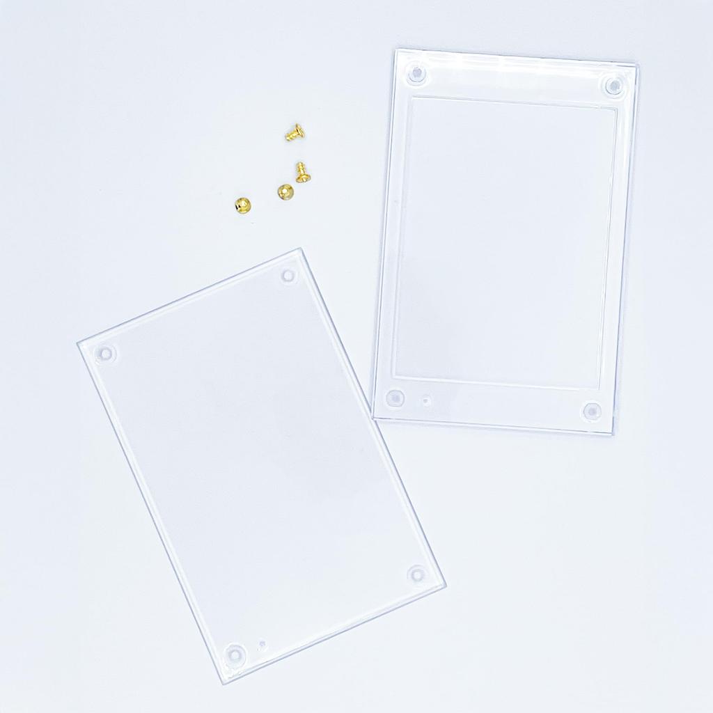 Nakatoshi Industries Card Polystyrene with 4 Steel Storage Size 92 X Pack of 10 Screw-Type Case, Screws, 67mm,