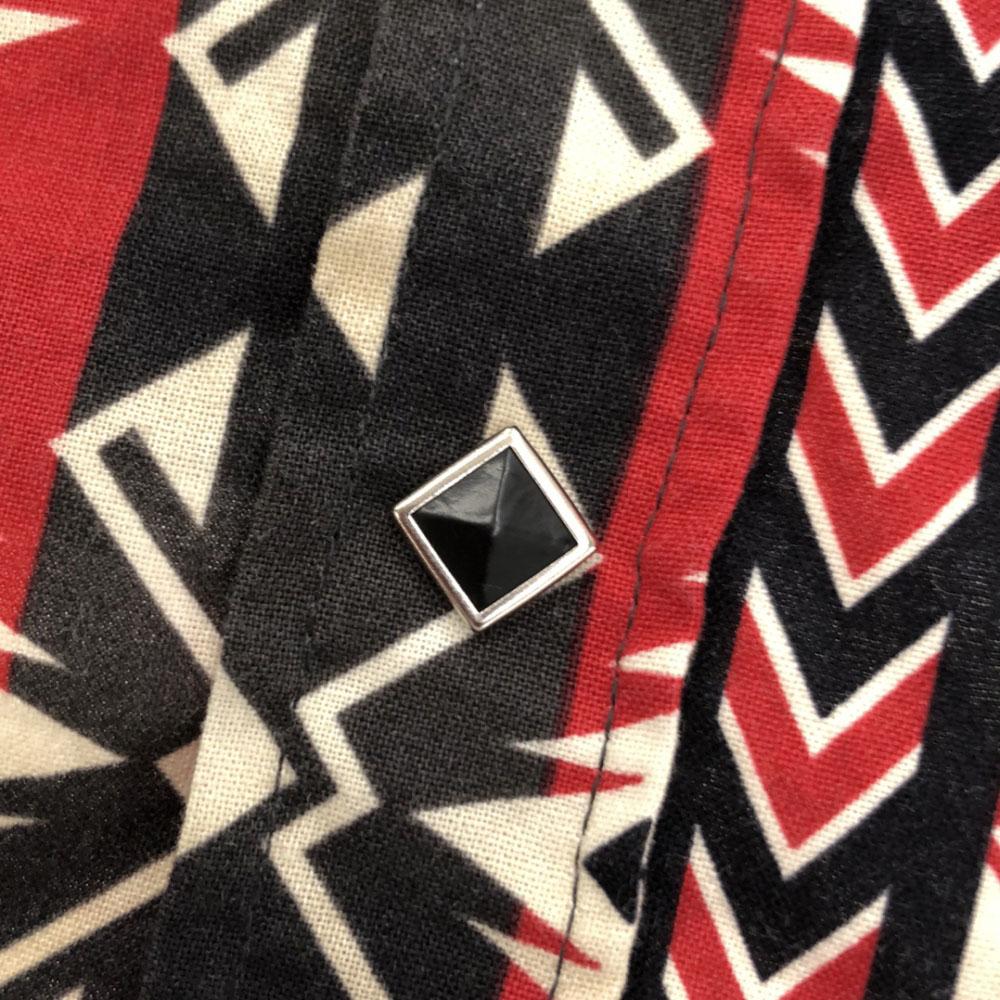 RockMount 70s Made in USA native Long sleeve Western shirt Old vintage Men's Used