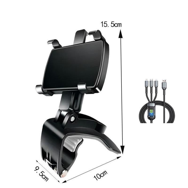 Universal Car Dashboard and Rearview Mirror Phone Holder