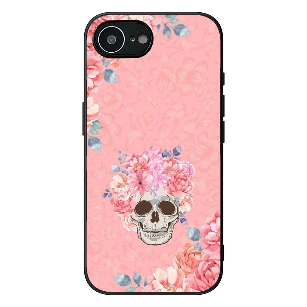 Cover for Samsung Galaxy Note 20 9 8 S8 S10 S9 Plus A54 A33 A21S A31 M21 S10E A17 Coque Phone Case Floral Art Skull Flower Rose