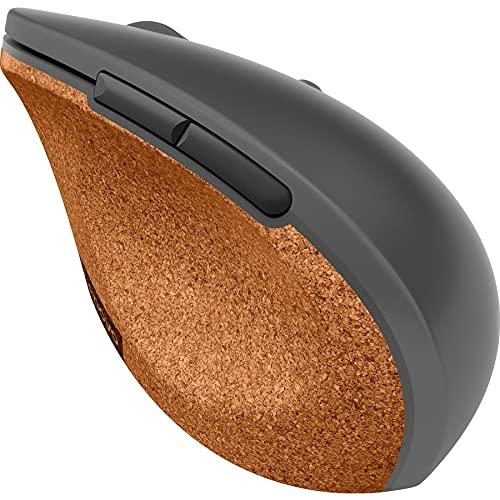 Lenovo Go Wireless Vertical Mouse, Wireless Connection, 6 Buttons, Blue LED, DPI Switching, Right-Handed, 4Y51C33792