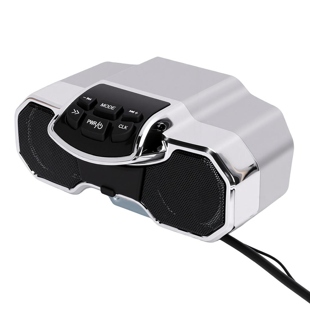 Motorcycle Bluetooth Speaker with MP3 Water Proof Subwoofer Scooter Handlebar Music Player