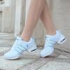  Fashion Mesh Jazz Shoe Woman Ladies Modern Soft Outsole Dance Sneakers Breathable Lightweight Woman Dancing Fitness Shoes