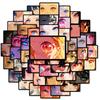 50 2D Pupil Color Stickers Character Eye Personality Creative Decoration Water Cup Tablet Stickers