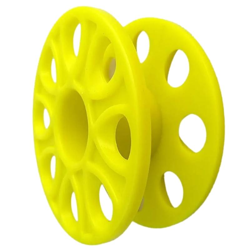Plastic Scubas Diving Finger Spool Reel Convenient Hanging Hole Diving Spool Light Weight Guide Line Reel for Underwater