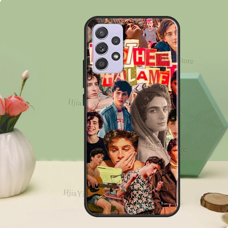 Timothee Chalamet Case For Samsung A54 A34 A24 A14 A51 A71 A12 A22 A32 A52 A72 A73 A33 A53 A13 Back Cover