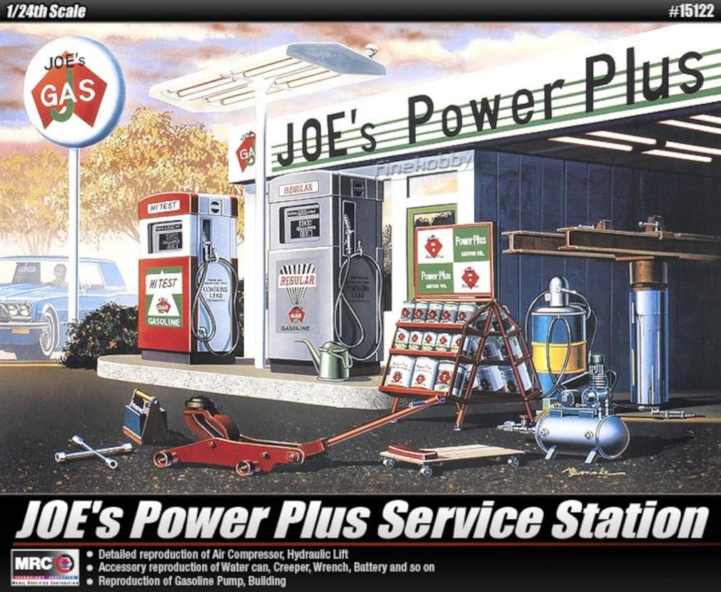 

Academy 1/24 Jaws Power Plus Service Station AM15122 Plastic Model