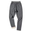 Herren Jogger Jogginghose Dicke Plus Samthose Lässige gerade Hose Baumwolljogginghose Sport Laufen Wollfleece Winterkleidung Hose für Herren