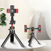 Professional Double Slot Phone Clamp Phone Stand With Universal 1/4 Interfaces Hole For Tripod Compatibility Outdoor Use