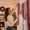 Christmas Streamer Garland Ribbon 2m Colorful Party Decoration for Holiday Home
