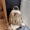 Niche backpack bag women's new fashion simple student bag outdoor travel commuter backpack