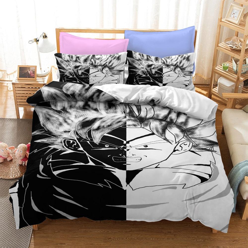 Digital Printing Bedding Kit, Dragon Ball Series Size Three-Piece Set
