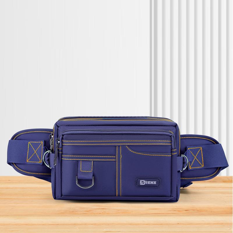 Multifunktionale Hüfttasche - verstellbarer Schultergurt, Brusttasche mit Mehrfachtaschen-Design, geeignet für Outdoor-Wandern, Cyc