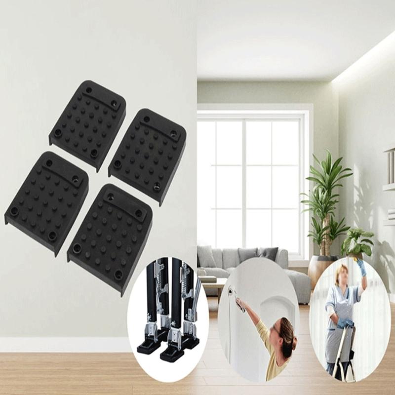 Rubber Antislip Stilts Foot Pad for Enhances Grip Stability In Indoor Decoration Outdoor Performances Includes 16 Screws