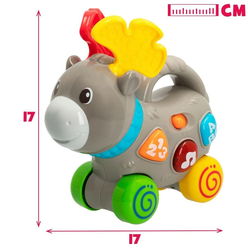 Pull-along Toy Winfun Elk 17 X 17 X 7.5 Cm (6 Units)