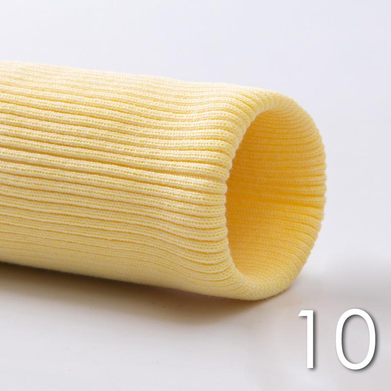 Cotton Rib Stretch Knit Cuffs Collars Hems Fabric Ribbed Knitted Cuffs Neckline Fabric For Sweatshirt Down Jackets Accessories