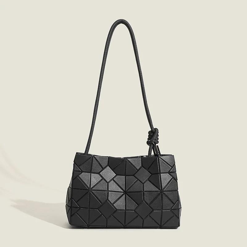 Dammode geometrisk diamantformad väska  vikta väskor  axelväskor  clutch  väska  lyxmärke  designer  geometri  ny