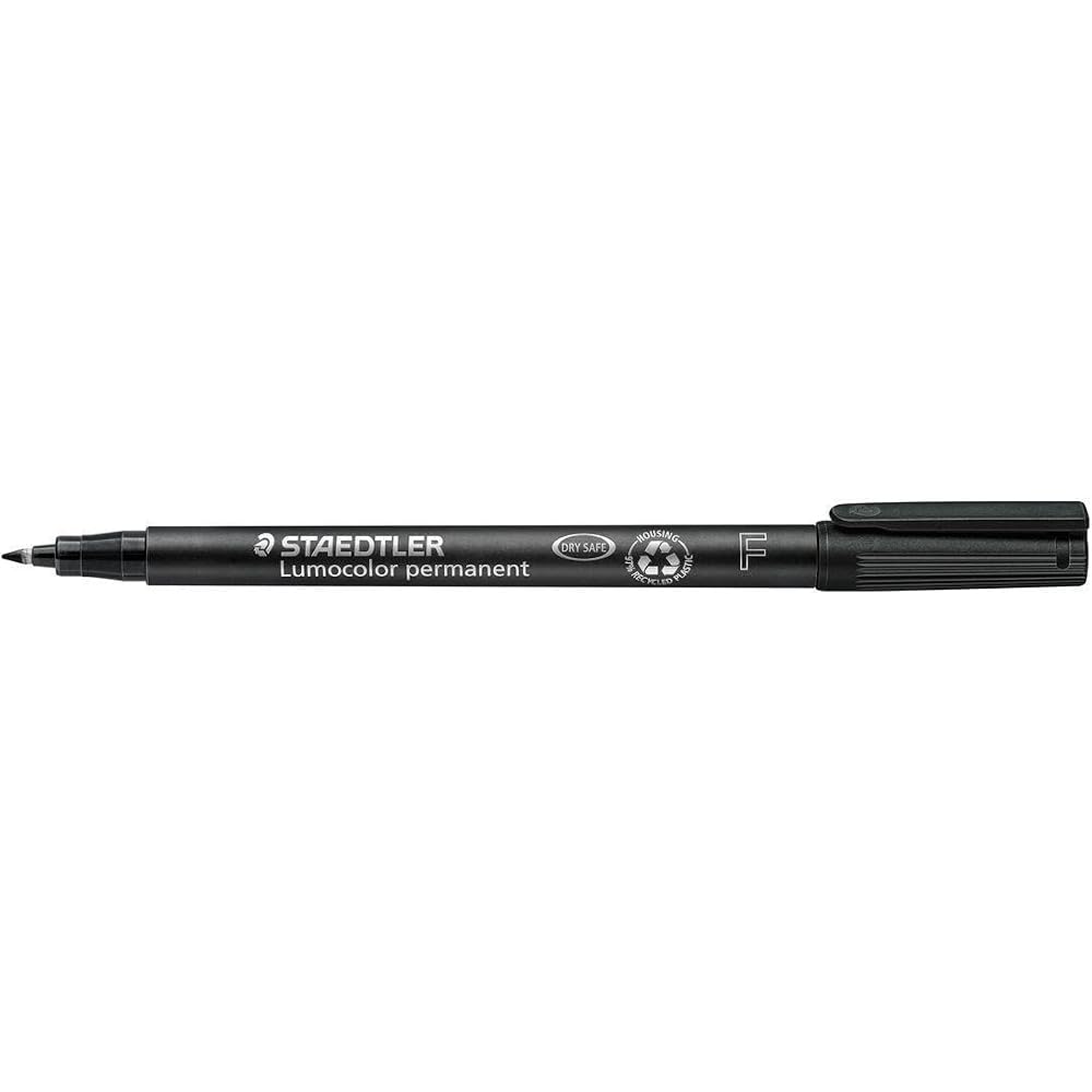STAEDTLER LUMO COLOR PENS EXTRA FINE F BLACK 318-9 (OIL-based)