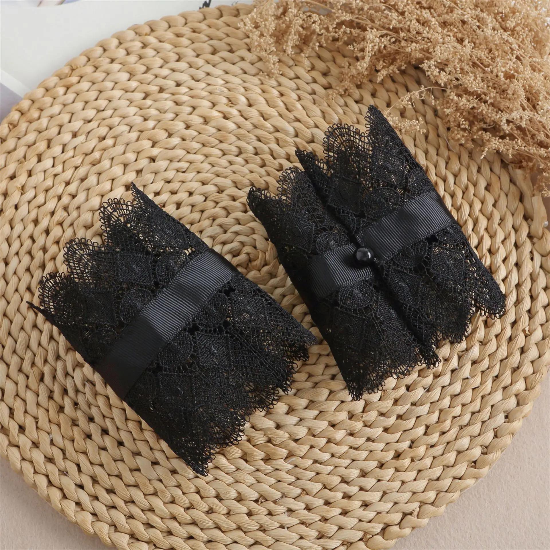 

Женские съемные кружевные оборки на запястье с ложными рукавами, свадебное платье One Size