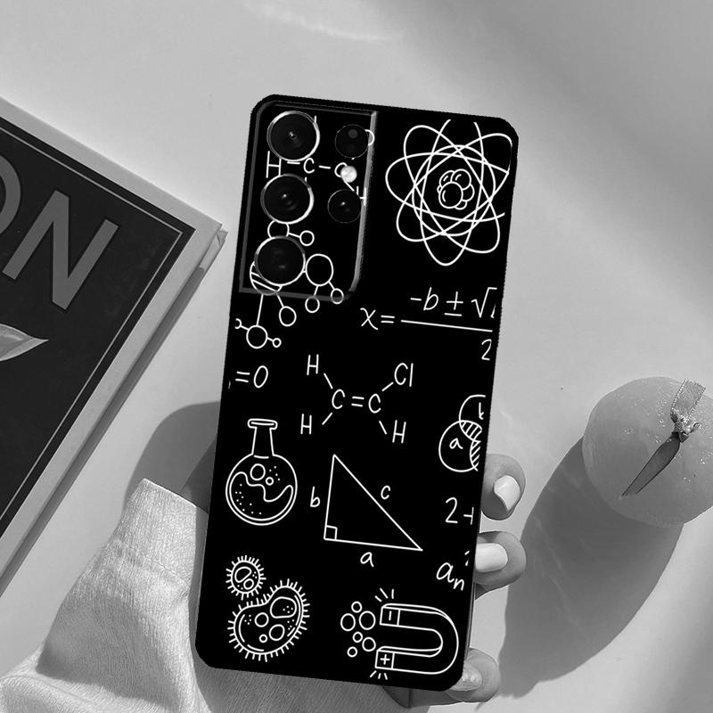 Physics Chemical Mathematics Phone Case For Samsung Galaxy S25 Ultra S24 S20 S21 S22 S23 Plus S9 S10 S24 FE Back Cover