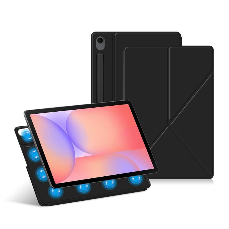 Magnetic Folio Case With Auto Sleep/Wake Stand Galaxy Tab S10 Lite S7 S8 S9 FE 10.9-11 Inch Tablets