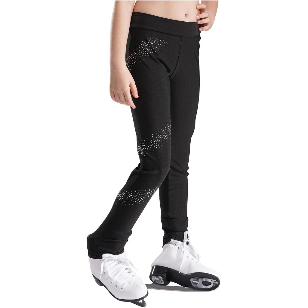 Kinderen Kunstschaatsbroek Meisjes Schaatsleggings Tights Sportleggings Skinny Broeken