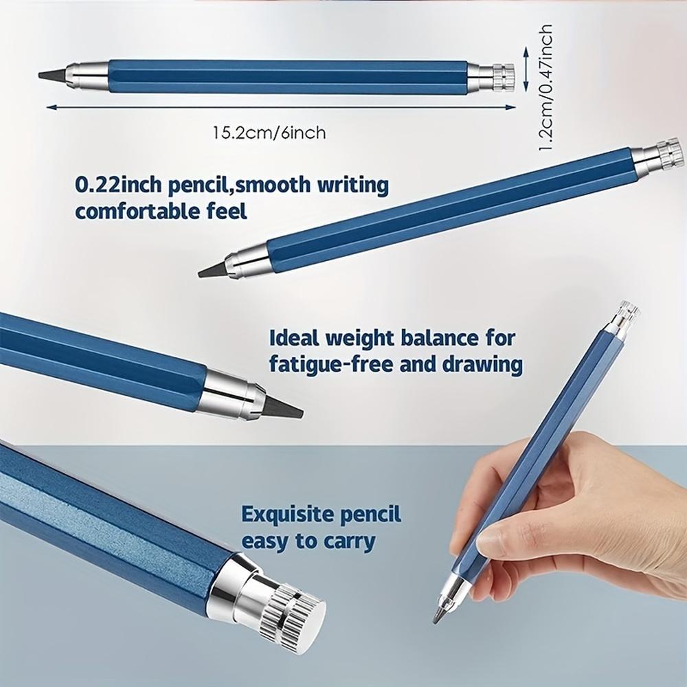 5.6mm Metal Mechanical Pen 2b/4b/6b/8b Pencil Refill Art Painting Drawing Writing Tool School Stationery Sketch Automatic Pencil