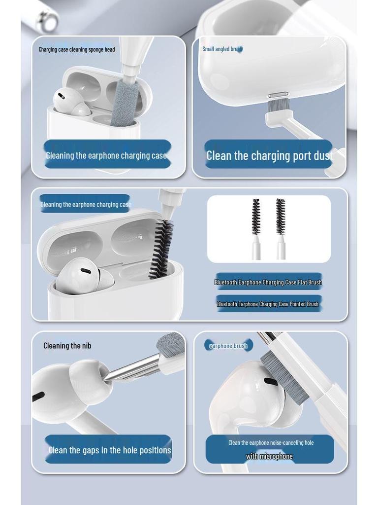 K22 Multifunktionales 22-in-1 Reinigungsset für Tastaturen, Headsets und Bildschirme
