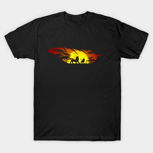 

Men Black Print T-shirt Lion King In A Feather No-Cut Transfer Paper Print Cotton Tshirt M чёрный