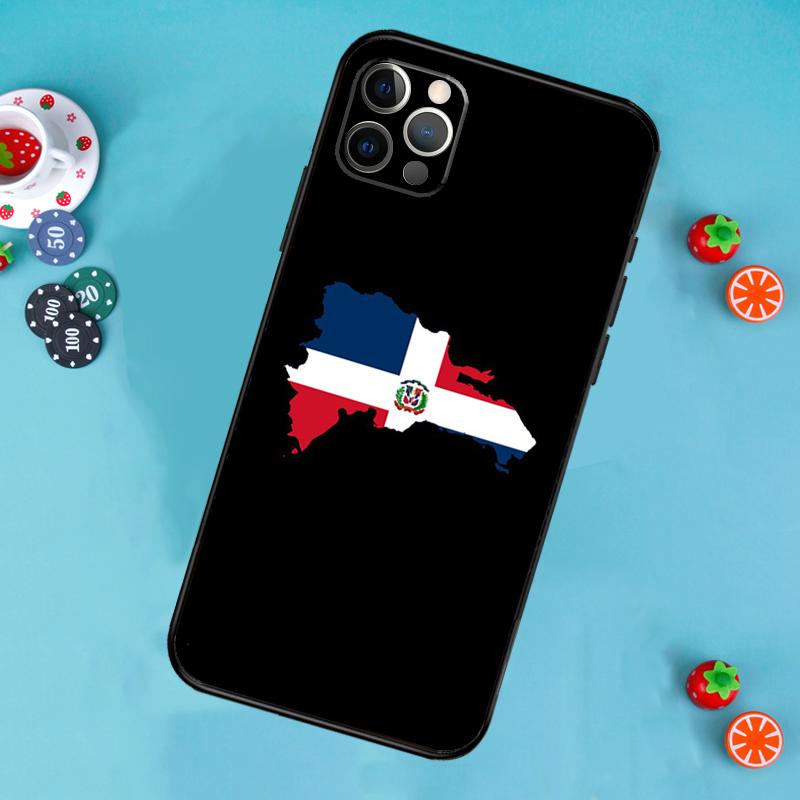 Dominican Republic Flag Phone Case For iPhone 17 Air 14 16 15 11 12 13 Pro Max 12 13 Mini 15 16 Plus 16e Cover Funda