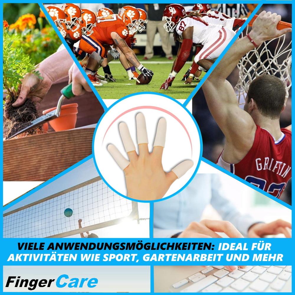 FingerCare Fingerbeskyttelse Silikon Fingerbøl Fingerplaster Fingerkuppbeskyttelse 10