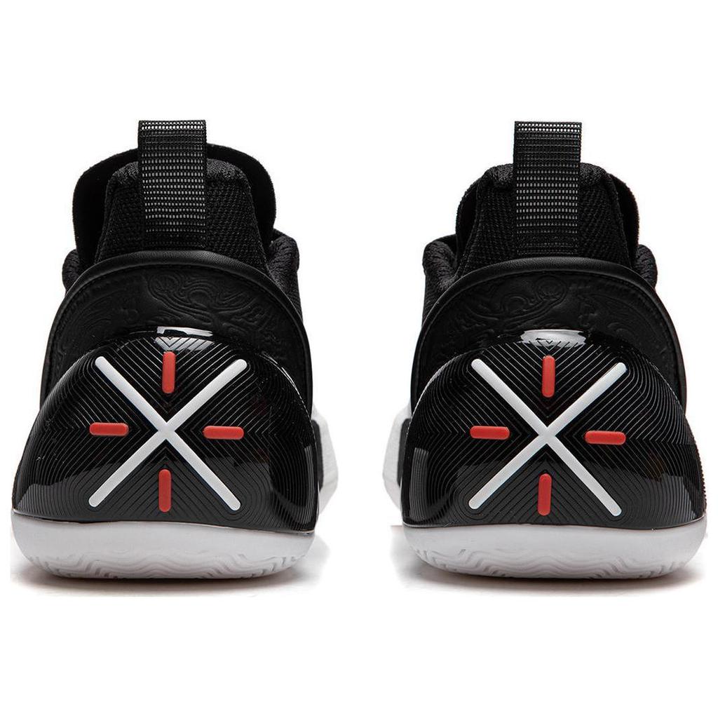 Li-Ning Way of Wade All City 12 Encore Kunngjøring Herresneakers Hvit Svart Rød ABAU029-2