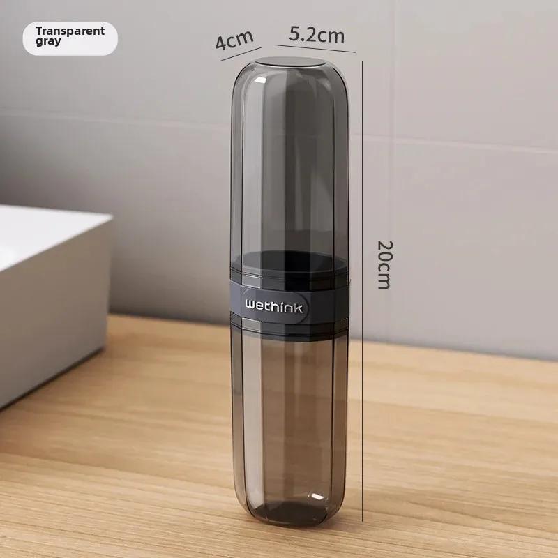 Toothbrush Travel Containers Transparent Portable Toothbrush Case Outdoor/business Trip/travel Acessories