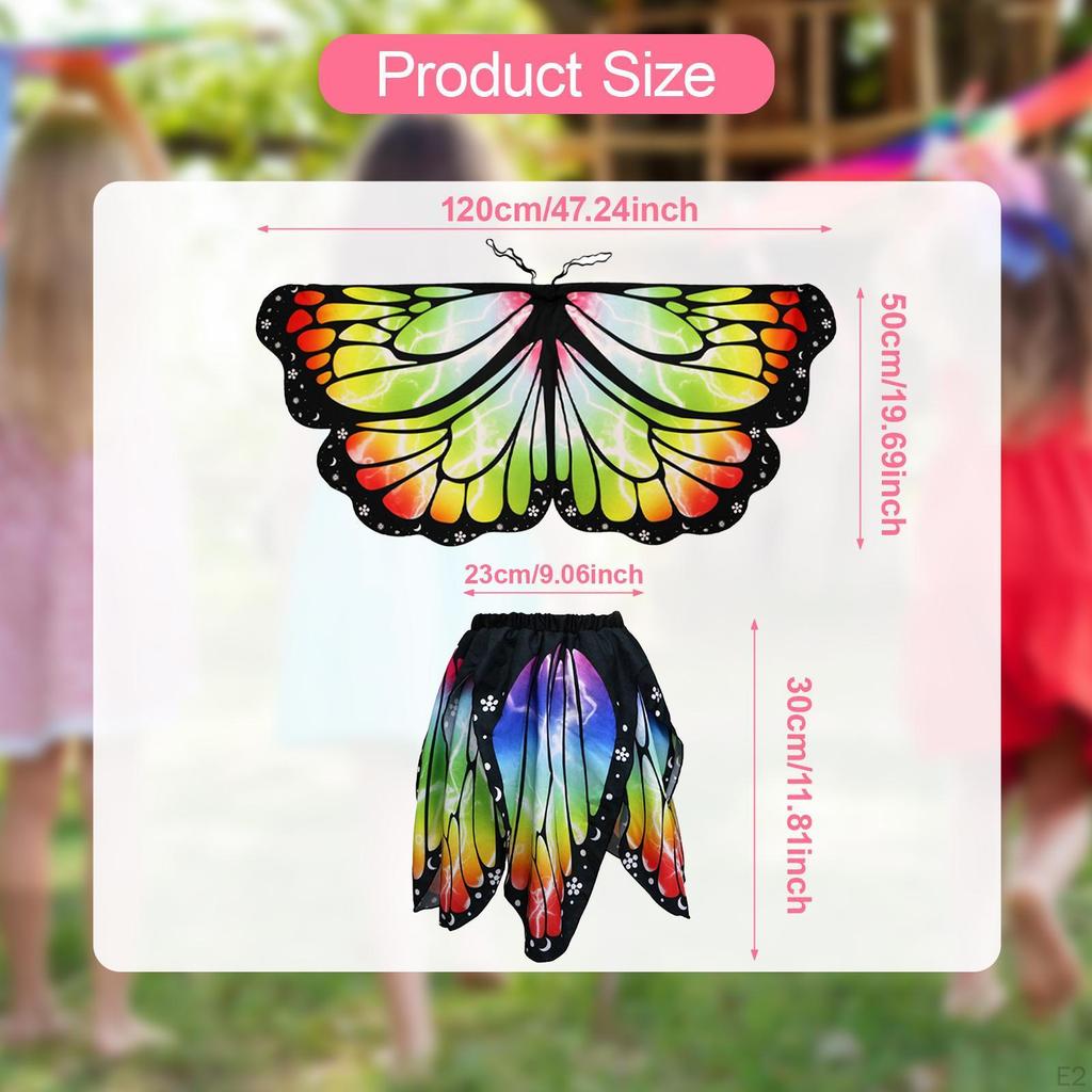 Butterfly Dress Set for Halloween And Pretend Play At Carnivals