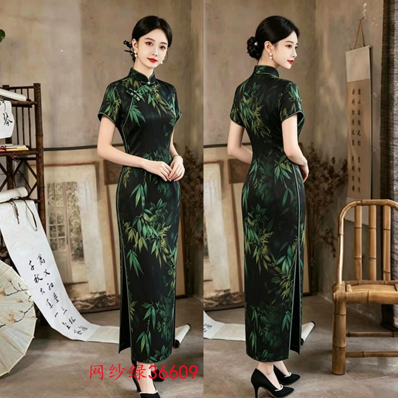 Old Shanghai retro national style green