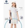Navigare Italian Small Sailboat Children's Clothing Girls' Polo Skirt 2026 Summer Stylish Children's Sports Skirt
